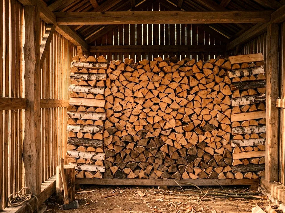Круговая поленница holzhausen, Хотьково, улица Печная, 31